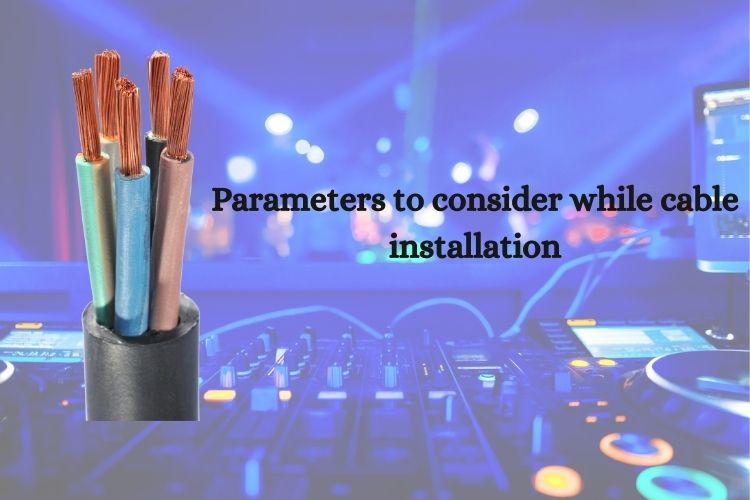 Banner - points to consider for cable installation